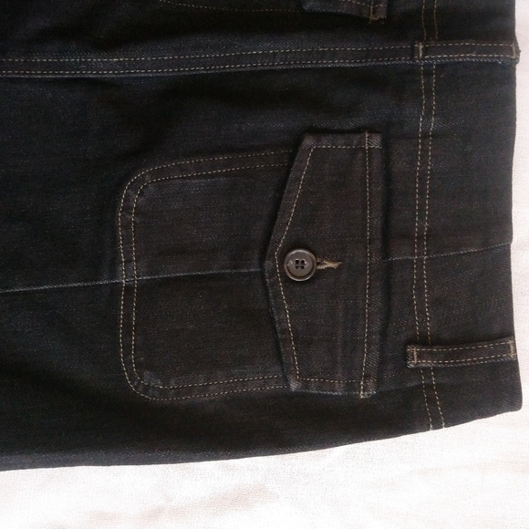 Theory Black Jean Skirt - Picture 3 of 6